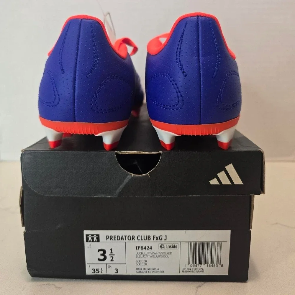 Adidas Predator club FXG J Blue/Orange kids - 3.5 US